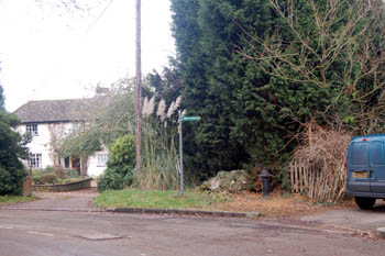 the site of the well house December 2007